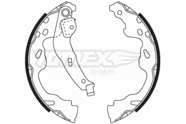 Sada brzdových čeľustí TOMEX Brakes